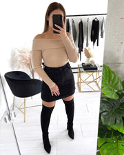 Long Toffee Bodysuit