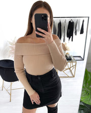 Long Toffee Bodysuit