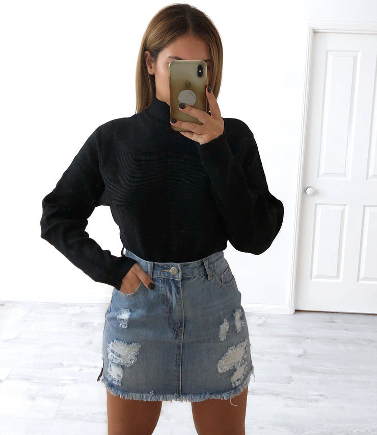 Ready Denim Skirt