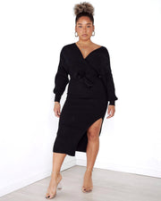 Long Venice Knit Dress - Milan The Label