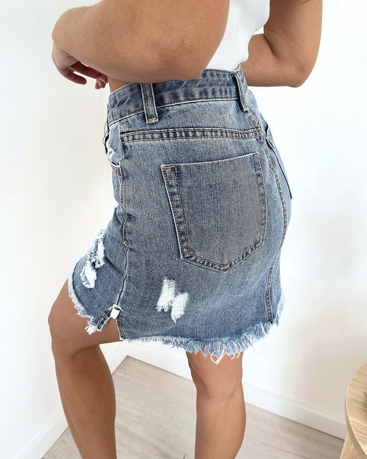 Ready Denim Skirt