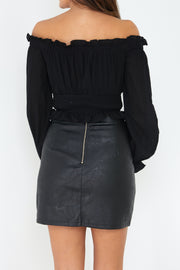 Forever Leather Skirt - Milan The Label