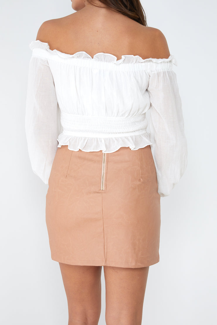 Forever Leather Skirt - Milan The Label