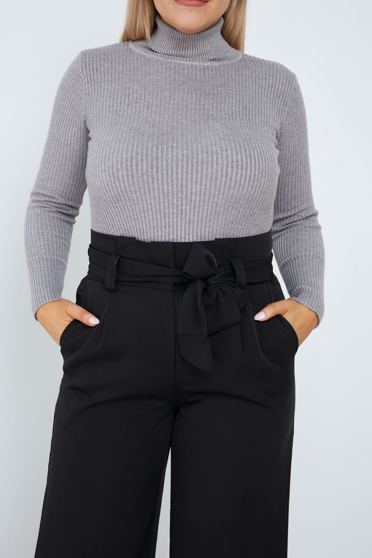 Alexandria Turtle Neck Top - Milan The Label