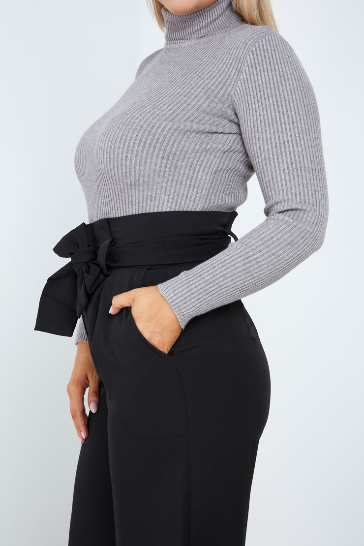 Alexandria Turtle Neck Top - Milan The Label