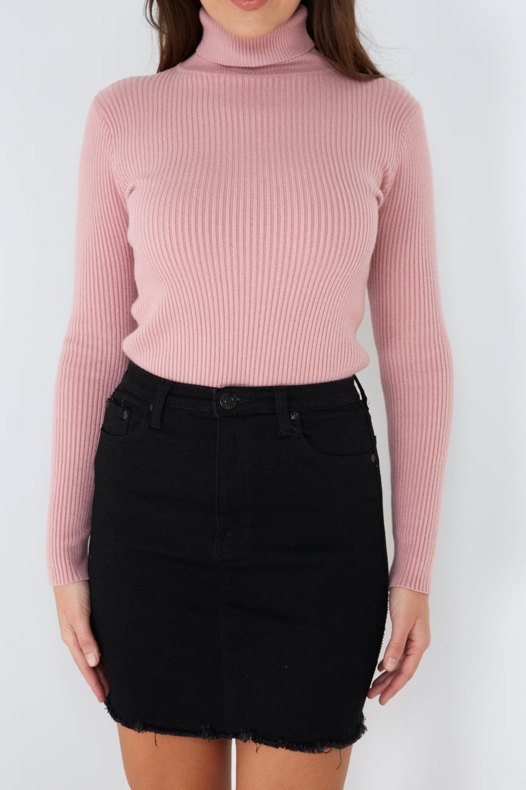 Alexandria Turtle Neck Top - Milan The Label