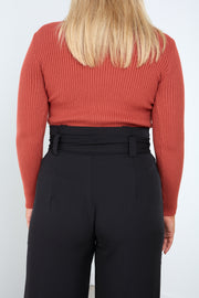 Alexandria Turtle Neck Top - Milan The Label