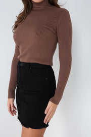 Alexandria Turtle Neck Top - Milan The Label