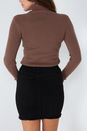 Alexandria Turtle Neck Top - Milan The Label