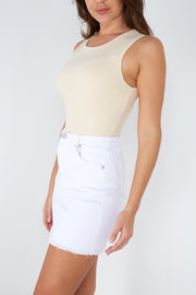 Pandora Skirt - White - Milan The Label