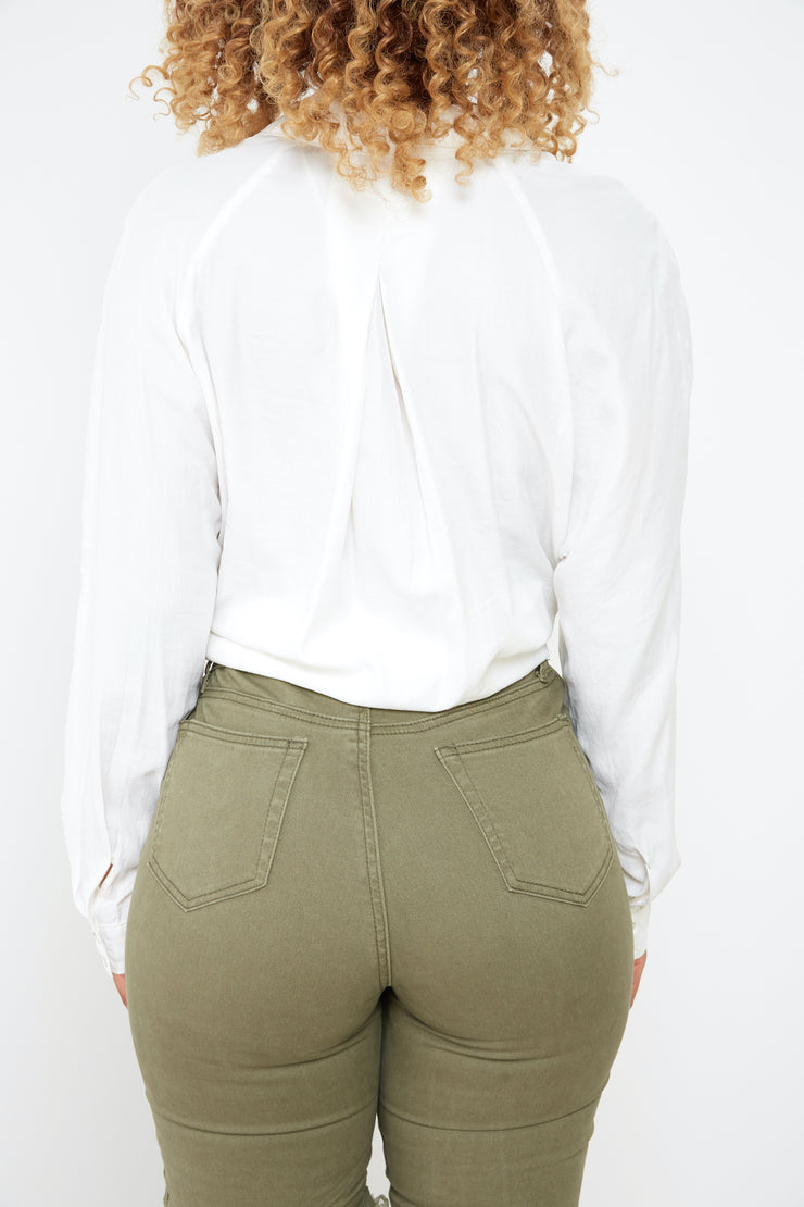 Athens Jeans - Khaki - Milan The Label