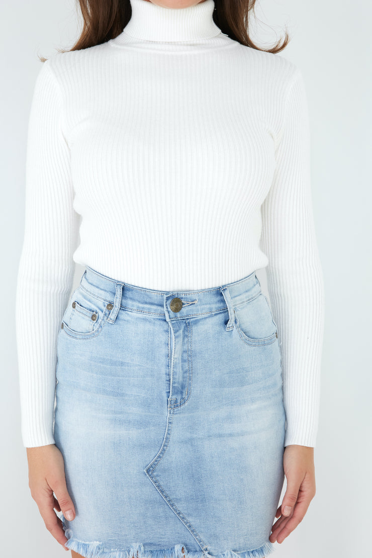 Alexandria Turtle Neck Top - Milan The Label