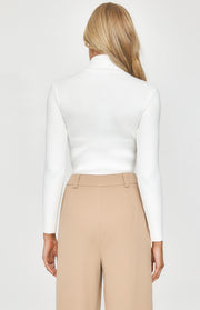 Alexandria Turtle Neck Top - Milan The Label